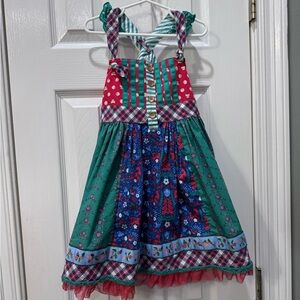 Matilda Jane Multicolor Patterned Kids Dress